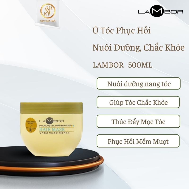 u-toc-lambor-vang-500ml.jpg Hũ Lambor Phục Hồi Thần Thánh Nuôi Dưỡng Tóc Khỏe Mềm Mượt 500ml (Hũ) - Image 1